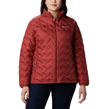 Columbia Delta Ridge Down Plus Size, Chamarras Rojos Para Mujer | 251840-QHS